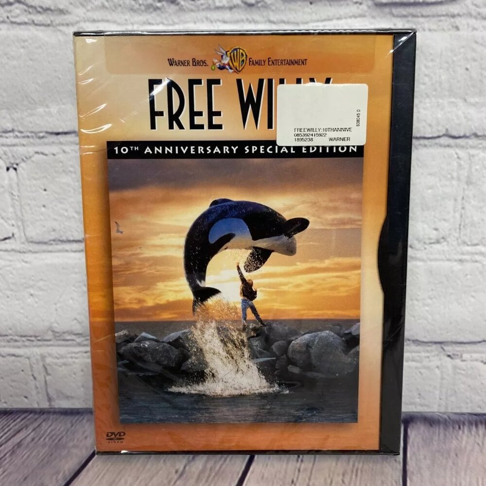 New DVD Free Willy 2003 10th Anniversary Special Edition - Snapper Case